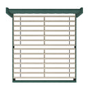 Soren Emerald Velvet Upholstered Platform Bed Frame with Wingback Headboard and Slatted Mattress Foundation