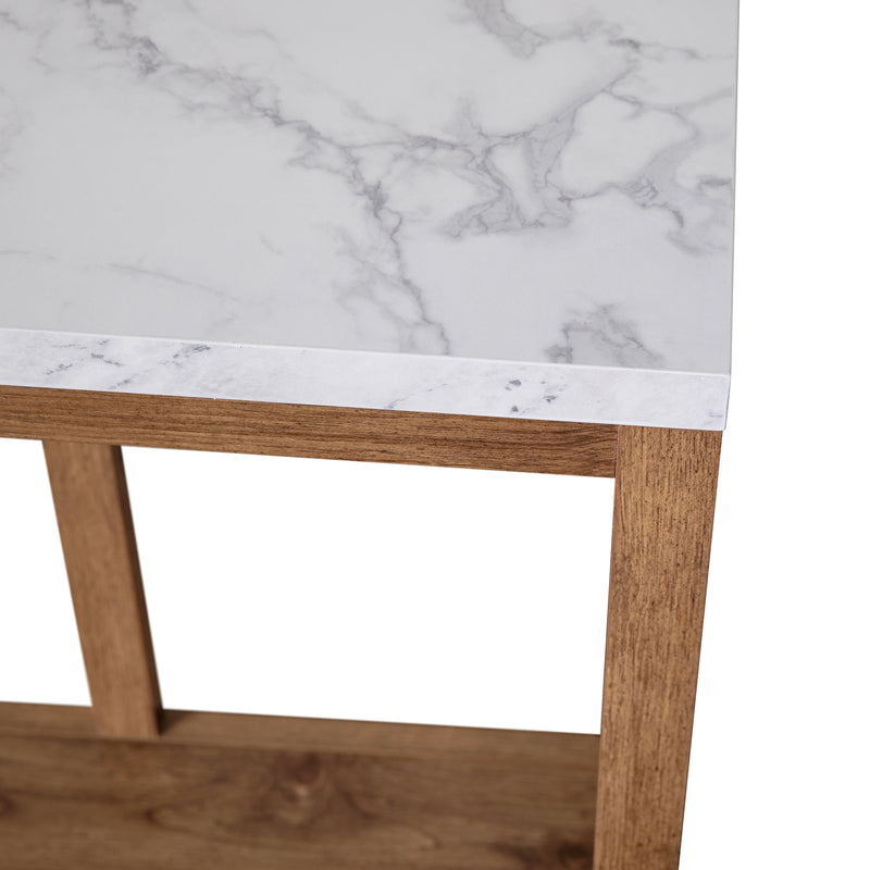 Cari 2-Tier Farmhouse Console Accent Table