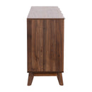 Haisley Mid-Century Modern Storage Buffet with Four Soft Close Doors and Adjustable Shelving