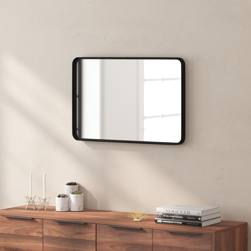 Janinne 20" x 30" Decorative Wall Mirror